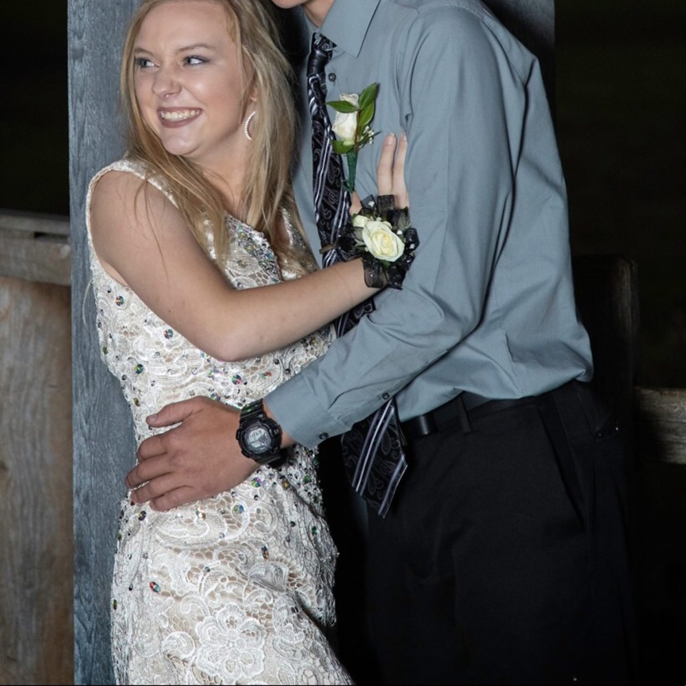 White homecoming dress